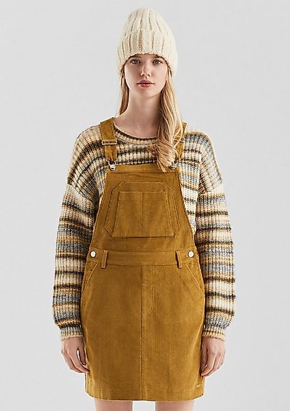 QS Minikleid Kleid Mini-Latzkleid aus Cord günstig online kaufen