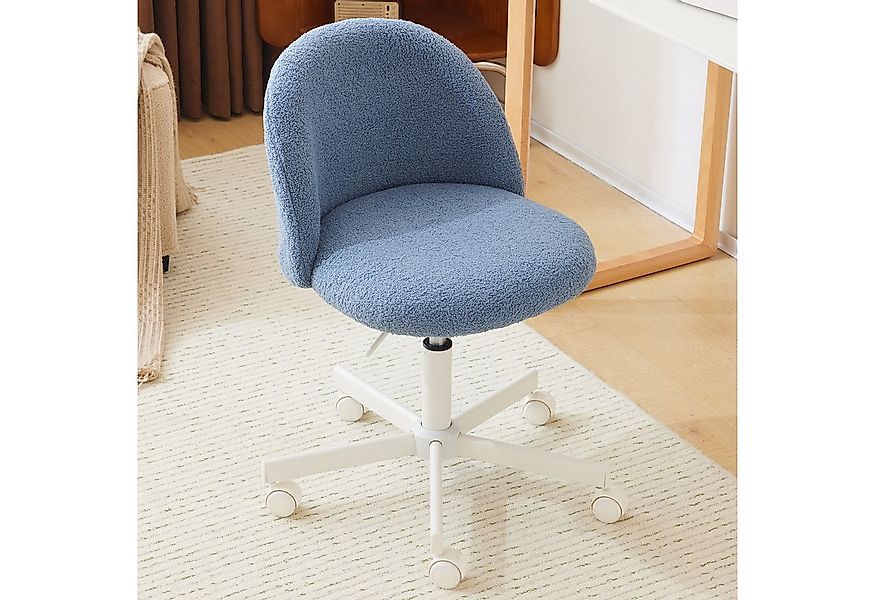 VINGLI Bürostuhl mit Rollen, Schminktisch Stuhl, Höhenverstellbar, Schminks günstig online kaufen