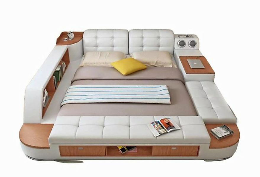 JVmoebel Bett Multifunktion Schlafzimmer Liege Regale Luxus Betten 180x200 günstig online kaufen