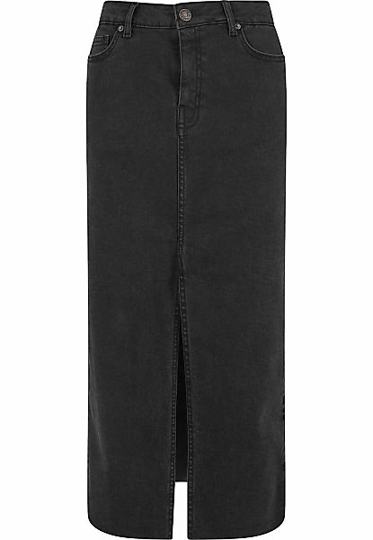 URBAN CLASSICS Sommerrock "Urban Classics Ladies High Slit Denim Skirt" 1 S günstig online kaufen
