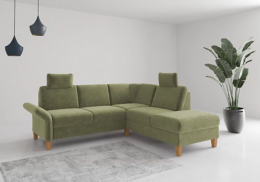 Home affaire Ecksofa »Rochelle, L-Form«, wahlweise mit Armteilverstellung, günstig online kaufen