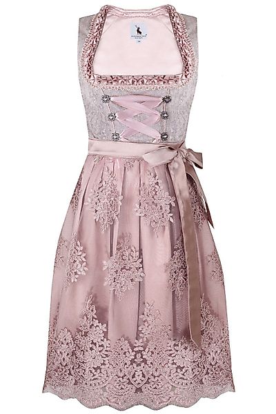 Alpenmärchen Dirndl Midi Dirndl Rosenblatt - günstig online kaufen