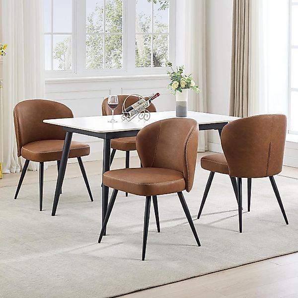 GarveeMore Esszimmerstuhl aus PU-Leder,moderne Esszimmer und günstig online kaufen
