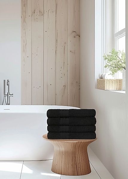 good morning Handtücher »Uni Good Morning«, (4 St., 4er Set Handtücher 50 x günstig online kaufen