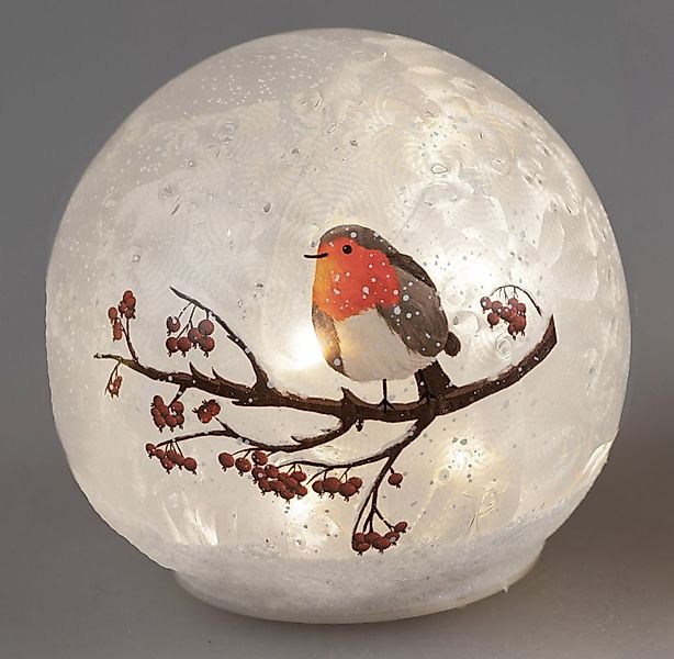 formano LED Dekolicht Kugel Wintervogel 12cm günstig online kaufen