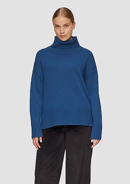s.Oliver Longpullover Strickpullover Lockerer Rollkragenpullover aus Kaschm günstig online kaufen