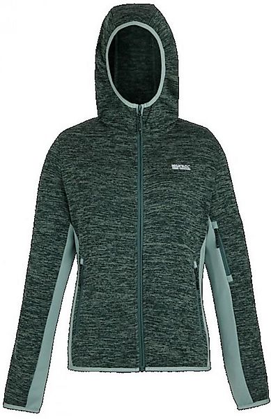 Regatta Kapuzensweatjacke Damen Melierte Fleece Jacke in Strickoptik - Kemi günstig online kaufen