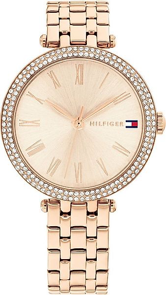 Tommy Hilfiger Quarzuhr NATALIE 1782721, Armbanduhr, Damenuhr, Glaskristall günstig online kaufen