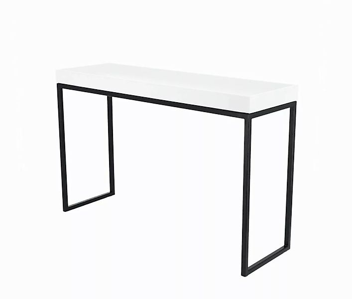 Konsolentisch Pizzo Kurz Schwarz Weiß günstig online kaufen