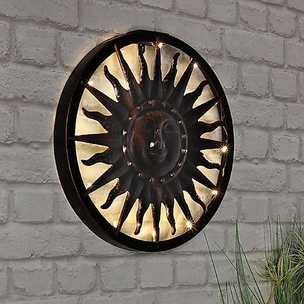 Haushalt International Wanddekoobjekt LED Wandlicht Sonne günstig online kaufen