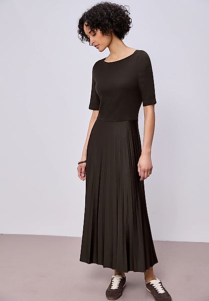 STREET ONE Midikleid Ohne Taschen mit plissiertem Rockteil günstig online kaufen