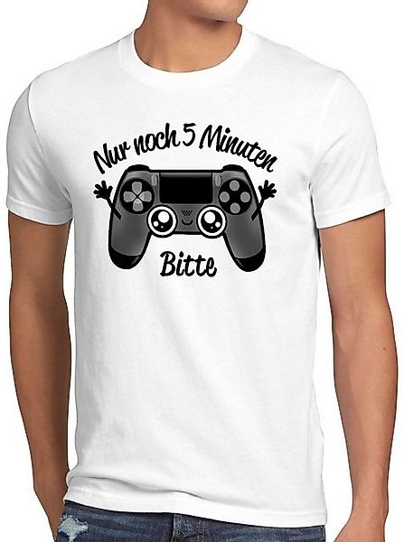 style3 T-Shirt Nur noch 5 Minuten fünf ps pro controller gamer gamepad günstig online kaufen