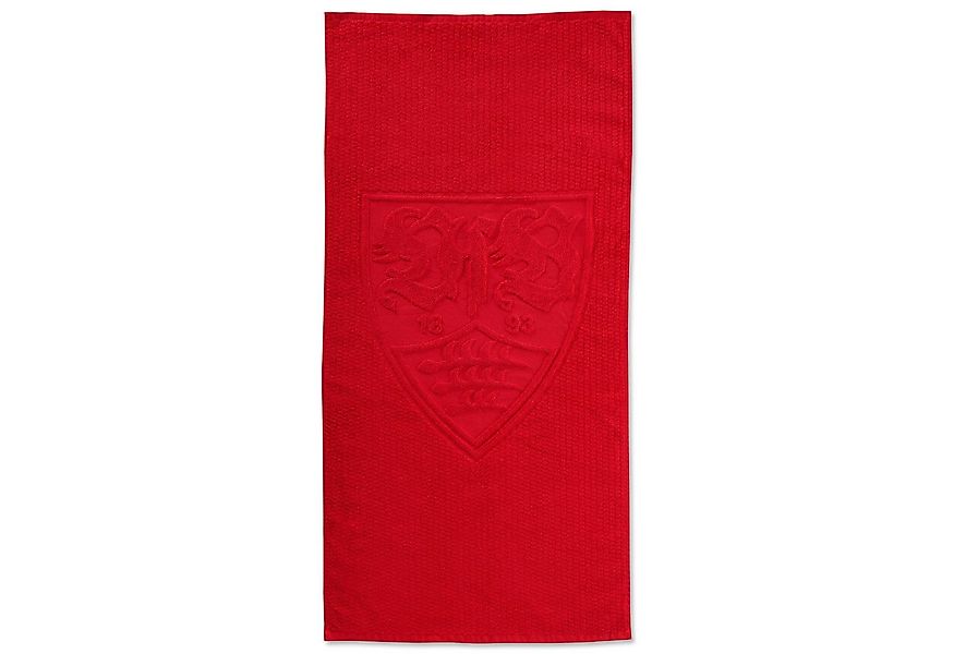 VfB Stuttgart Handtuch VfB Stuttgart Duschtuch Rot 70x140 cm – Bio Baumwoll günstig online kaufen