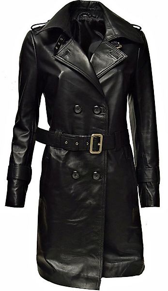 Zimmert Leather Ledermantel Claudine Trenchcoat, makelloses Leder in Schwar günstig online kaufen