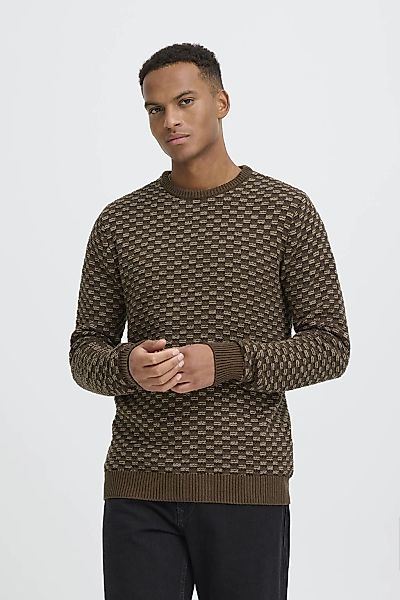 Blend Strickpullover "BHBalen" Klassischer Grobstrickpullover mit Zopfmuste günstig online kaufen