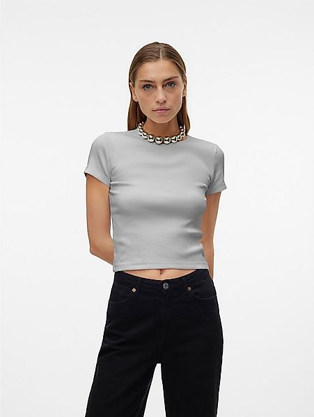 Vero Moda Kurzarmshirt VMCHLOE SS SHORT TOP JRS NOOS Baumwollmischung günstig online kaufen