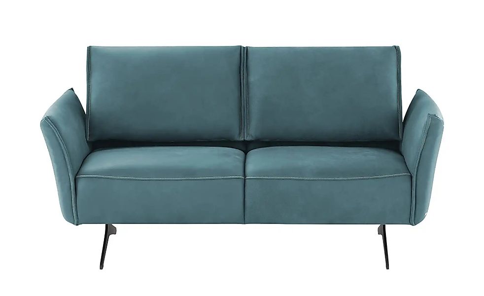 KOINOR Ledersofa  Vineto ¦ türkis/petrol ¦ Maße (cm): B: 176 H: 110 T: 88.0 günstig online kaufen