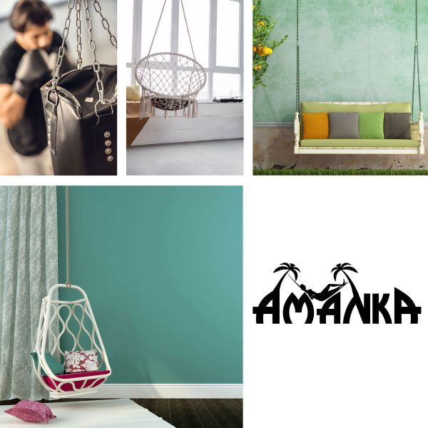 AMANKA Hängesessel Kette mit Deckenhaken - günstig online kaufen