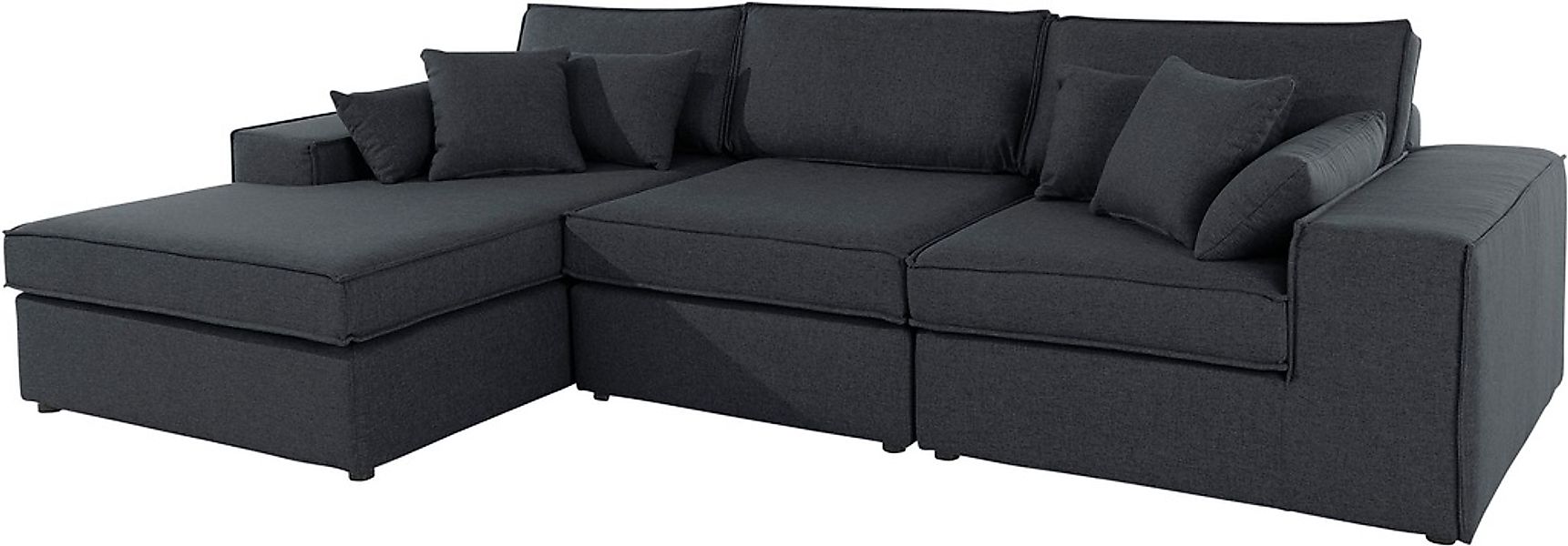 RAUM.ID Ecksofa »Florid L-Form«, 3 Teile, bestehend aus Modulen, viele Bezu günstig online kaufen