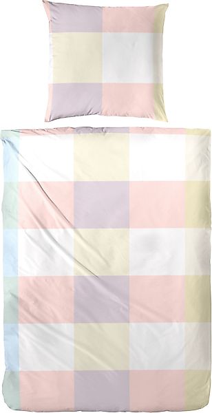 Primera Bettwäsche "Primera Renforce-Bettwäsche Candy Blocks" 2 Stk. mit ei günstig online kaufen