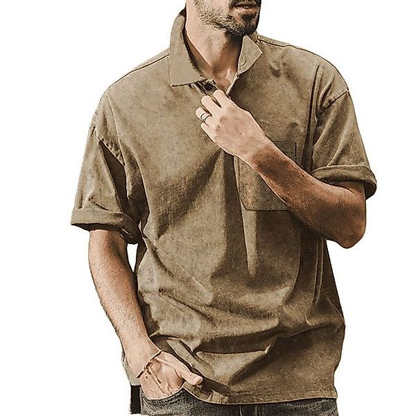 YRIIOMO T-Shirt Herren Retro Poloshirt mit klassischem Kragen, lässigem Sch günstig online kaufen