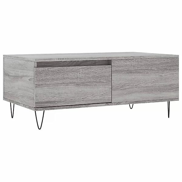 vidaXL Couchtisch Grau Sonoma 90x50x36,5 cm Holzwerkstoff Modell 8 günstig online kaufen