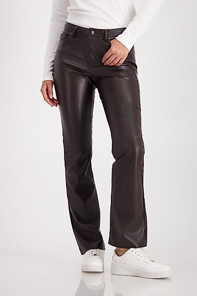 Monari Lederimitathose Regular fit günstig online kaufen