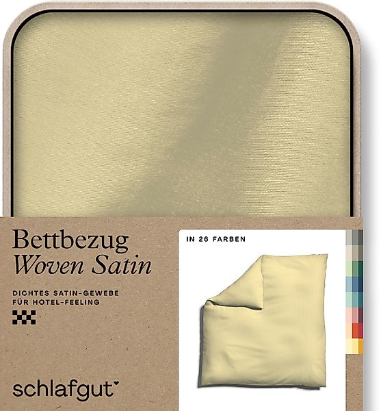 Schlafgut Bettbezug Woven Satin, (1 St), günstig online kaufen