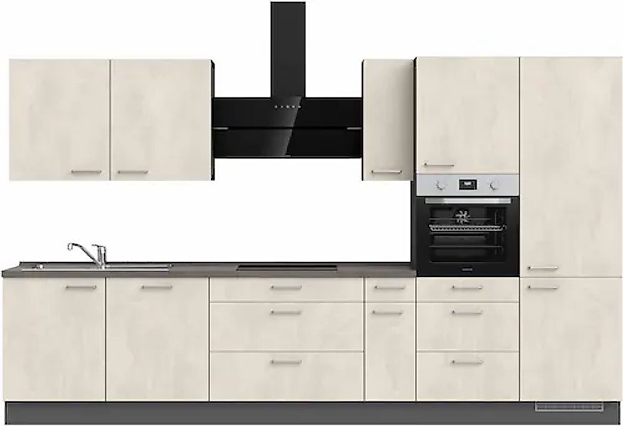 nobilia® Küchenzeile »"Riva II"« vormontiert, Ausrichtung wählbar, Breite 3 günstig online kaufen