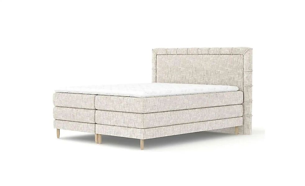 Boxspringbett   ¦ creme ¦ Maße (cm): B: 187 H: 123 Betten > Komfortbetten - günstig online kaufen