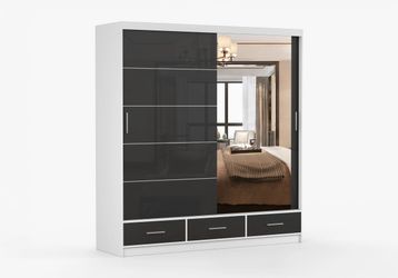 imoebel24 Schwebetürenschrank FLORENCE S 203 cm günstig online kaufen