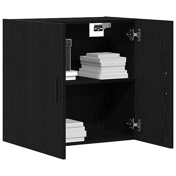 vidaXL Fächerschrank Wandschrank Schwarze Eiche Spanplatte Mittel (1-St) günstig online kaufen