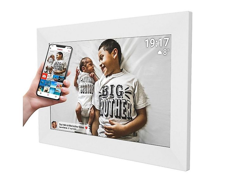 Denver Frameo PFF-1026 weiss Digitaler Bilderrahmen günstig online kaufen
