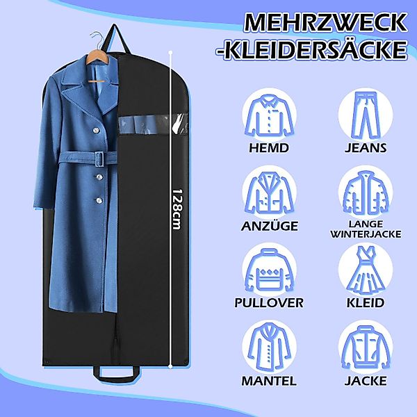 Clanmacy Sitzsack 3St. Kleidersack 128x60cm Kleiderhülle günstig online kaufen