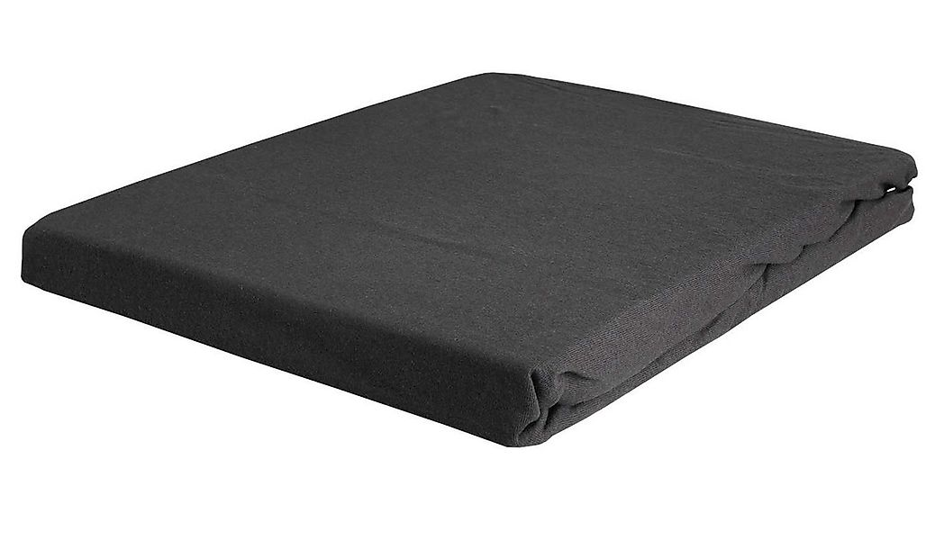 Wülfing Spannbettlaken TOPPY, für Topper, Titanfarben uni, 140 x 200 cm, Je günstig online kaufen