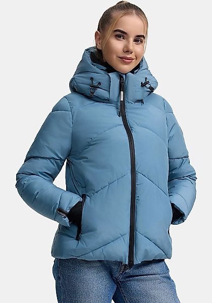 Marikoo Winterjacke "Simaraa" mit abnehmbarem Kunstfellkragen günstig online kaufen