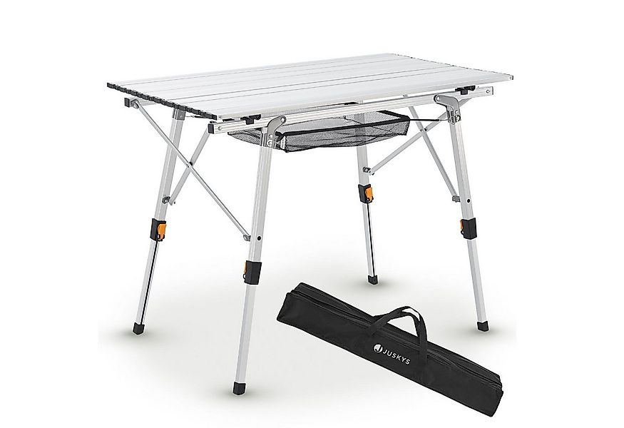 Juskys Campingtisch Picco, Höhenverstellbar, rutschfeste Füße, platzsparend günstig online kaufen