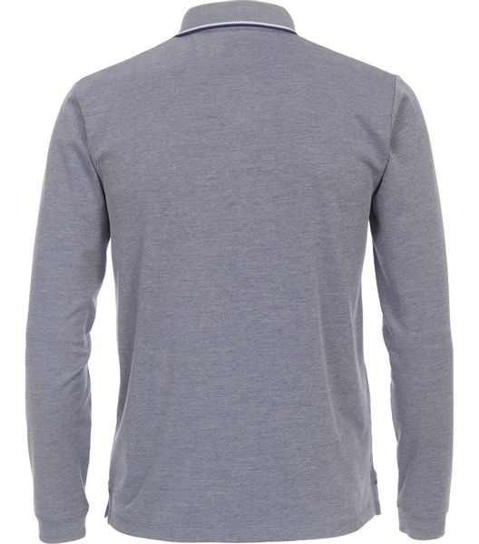 CASAMODA Langarmshirt Polo-Shirt unifarben Poloshirt günstig online kaufen