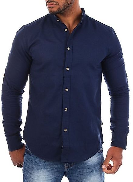 CARISMA Langarmhemd Herren Leinen Baumwoll Mix Hemd 8389 Regular Langarm St günstig online kaufen