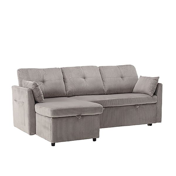 Yorbay Schlafsofa Ecksofa mit Bettfunktion und günstig online kaufen