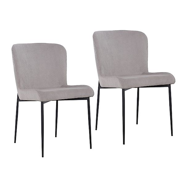 SVITA Esszimmerstuhl FREDDIE (2er-Set), 2er-Set, Cordbezug, günstig online kaufen