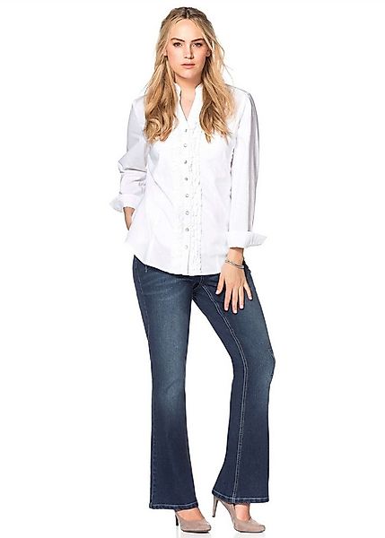 sheego by Joe Browns Bequeme Jeans Bootcut-Jeans mit Pailletten am Bund günstig online kaufen