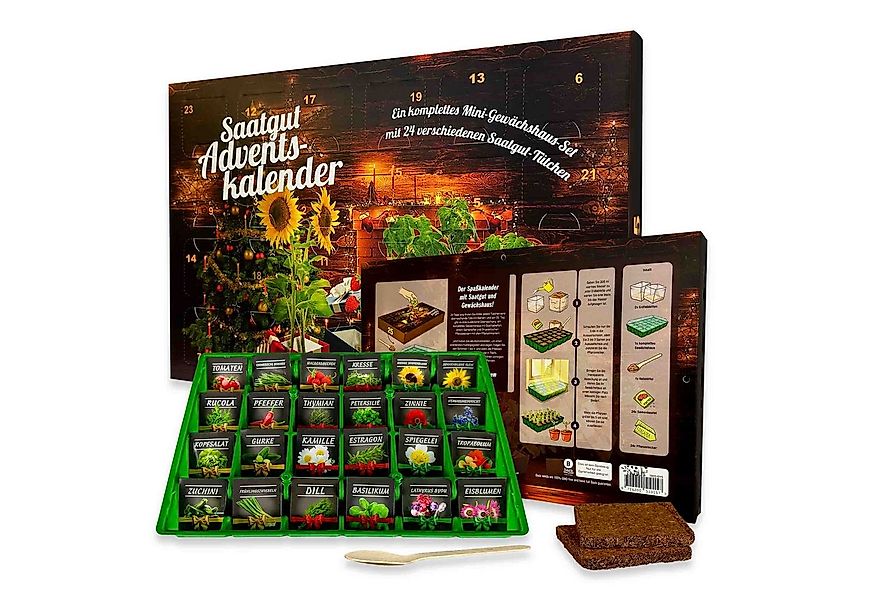 Baza House of Seeds Adventskalender Saatgut Adventskalender 2025 – 24 Samen günstig online kaufen