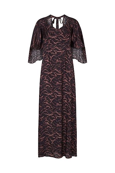 Lily and Lionel Midikleid Lydia Angel Sleeve Midnight Tiger Print Maxi Dres günstig online kaufen