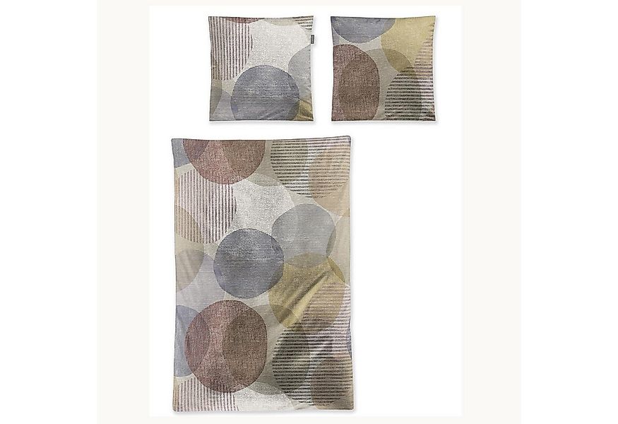 Irisette Bettwäsche Irisette Flausch Cotton Bettwäsche Zobel 8553-50 Kreise günstig online kaufen