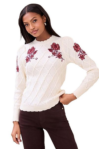 LIPSY Strickpullover Lipsy Strickpullover, Zopfmuster und Stickerei (1-tlg) günstig online kaufen