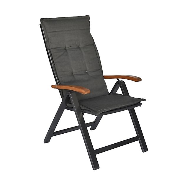 MERXX Hochlehnerauflage Tilos Kissen, (1 St), Polyester, für Sessel, grau günstig online kaufen