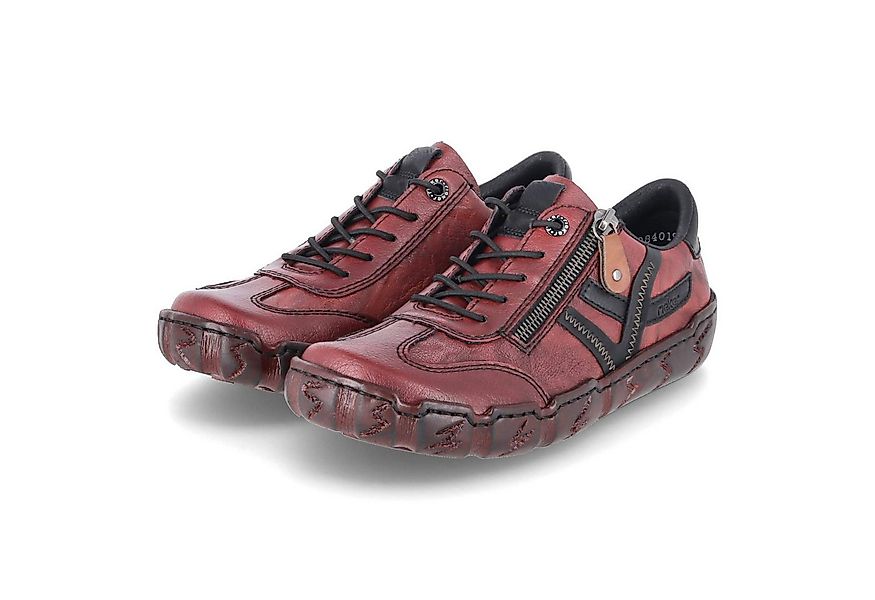 Rieker Rieker L0363-34 Damen Kunstleder rot Slipper günstig online kaufen