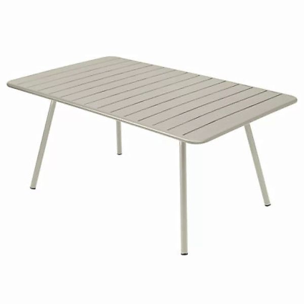 Luxembourg Outdoor-Tisch 165x100 cm Lehmgrau günstig online kaufen