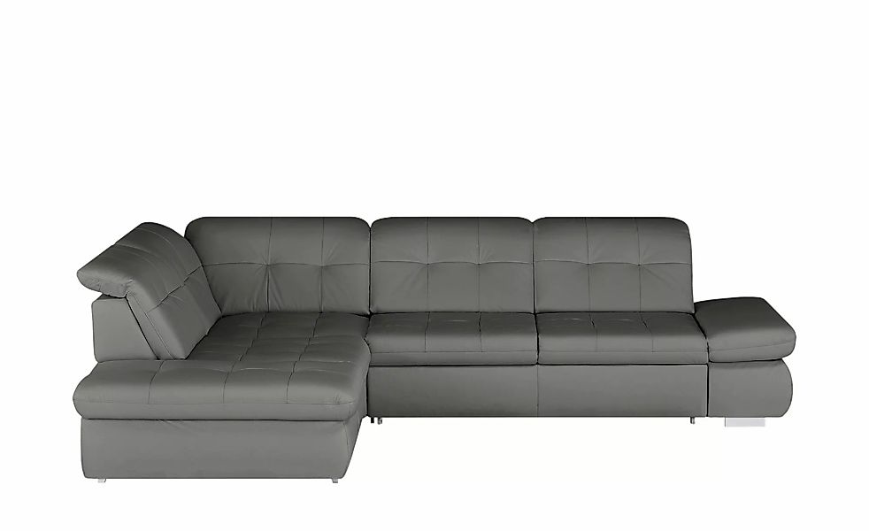 Lounge Collection Ecksofa Leder  Spencer ¦ grau ¦ Maße (cm): B: 323 H: 102 günstig online kaufen